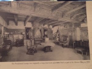 What the Presidential Lounge looked like before it was a bar.