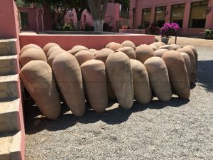 these jars were used for pisco production in the past